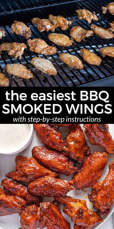 The Easiest Smoked Chicken Wings Recipe Smoked Chicken Wings Recipe, Midnight Pasta, Paleo Bbq Sauce, Ravioli Soup, California Burrito, Smoked Wings, Smoked Chicken Wings, Chicken Wings Recipe, Meat Recipe