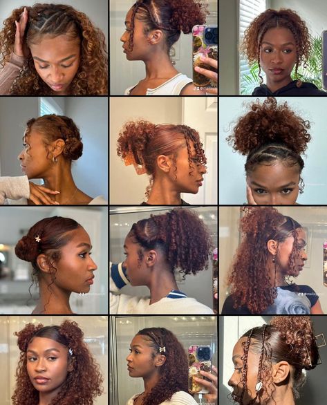 Braid Out Styles, Cute Natural Hairstyles, Mixed Curly Hair, Protective Hairstyles For Natural Hair, Curly Hair Videos, Quick Natural Hair Styles, Haircuts For Thin Fine Hair, Cute Curly Hairstyles, Pelo Afro