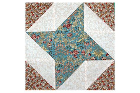 Friendship Star Quilt Block Pattern Christmas Tree Quilt Block Patterns, Friendship Star Quilt, Hunters Star Quilt, Tree Quilt Block, Cat Quilt Block, Pinwheel Quilt Block, Dog Quilts, Quilt Block Patterns Free, Star Quilt Blocks