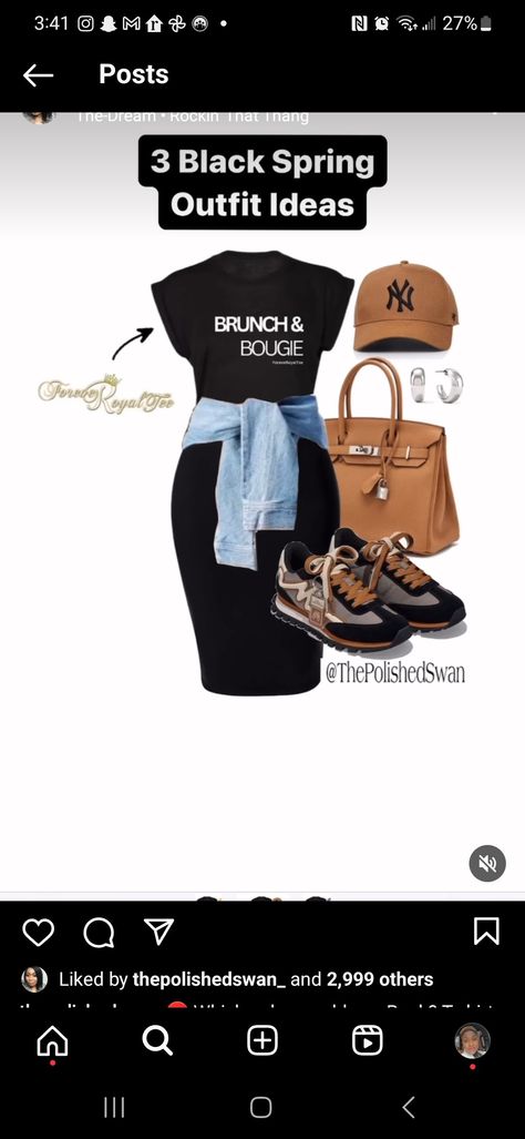 Chill Date Night Outfit Black Woman Summer, Black Women Concert Outfits, Summer Concert Outfits Black Women Sneakers, Black T-shirt For Spring Concert, Sleeveless Graphic Tee Outfit Black Women, Summer Outfits Black Woman Slim Thick, Black Spring Outfits, Casual Night Out Outfit, Casual Oufits