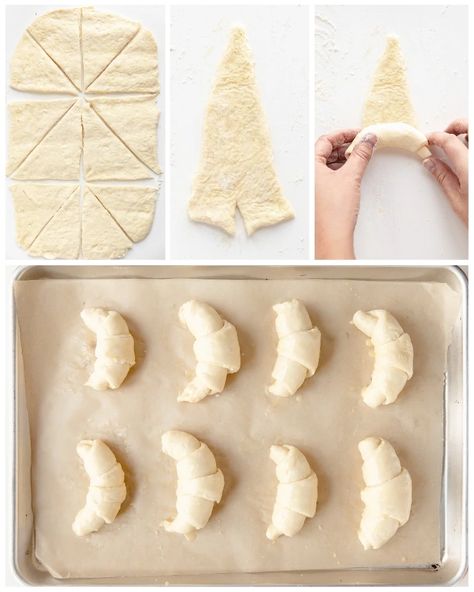 Make Croissants, Homemade Crescent Rolls, Butter Block, Homemade Croissants, Holiday Roasts, Croissant Recipe, Homemade Rolls, The Recipe Critic, Recipe Critic