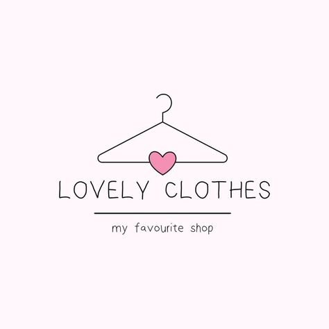 Peraturan Kelas, Hanger Logo, Online Logo Creator, Shop Name Ideas, Clothing Logo Design, Logo Online Shop, Shopping Online Logo, Boutique Logo Design, Inspiration Logo Design