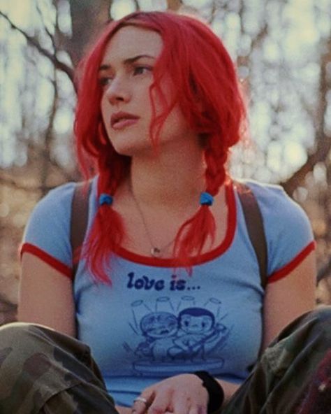 3,378 Likes, 5 Comments - @palepinkadolescence on Instagram: “Kate Winslet as Clementine in “Eternal Sunshine of the Spotless Mind” 2004.” Eternal Sunshine Of The Spotless Mind, Eternal Sunshine, Kate Winslet, Red Hair, A Woman, Tumblr, Film, Red, Hair