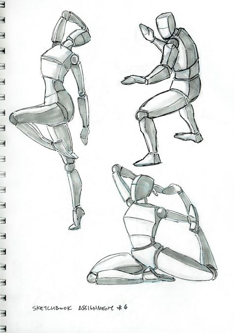 ArtStation - 2015 Sketchbook Homework - 10 Block figures in a variety of poses, Ariel Aguire Block Figure Sketch, Fighter Sketch, College Sketchbook, Learning Anatomy, Figure Drawing Practice, Human Body Structure, Figure Illustration, Figure Sketch, Life Drawing Pose