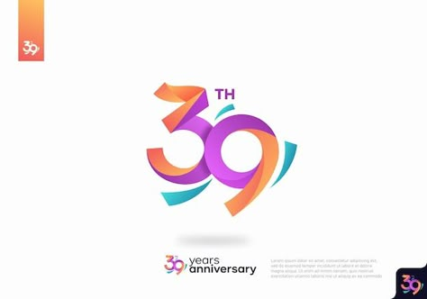 35 Number Design, 30 Logo Design Number, Anniversary Logo Design Numbers, Logo Number Design, 20 Logo Design, 9 Typography, 9 Logo Design, Logo Aniversario, 12 Anniversary