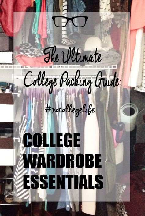 The absolute hardest part of packing for college is figuring out what clothes to pack. If you’re moving to the other side of the country or even just a few hours away you have absolutely no idea what you’re gonna wanna wear everyday once you get to this new environment. My freshman year I u College Wardrobe Essentials, Wardrobe Essentials List, Party Outfit College, College Packing Lists, College Checklist, School Outfits For College, College Clothes, Salford City, College Preparation