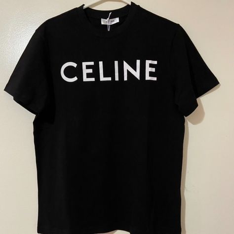 Celine Mens T shirt Celine Man Style, Celine T Shirt, Celine Clothes, Celine Tshirt, Celine Shirt, Rubi Rose, Runway Fashion Couture, Couture Looks, Fashion Couture