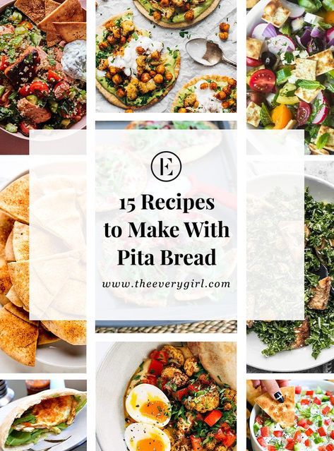 Pita Dinner Ideas, Greek Pita Bread, Greek Pita, Pita Bread Recipe, Pita Recipes, Pitta Bread, Fast Easy Meals, Half Baked Harvest, The Everygirl