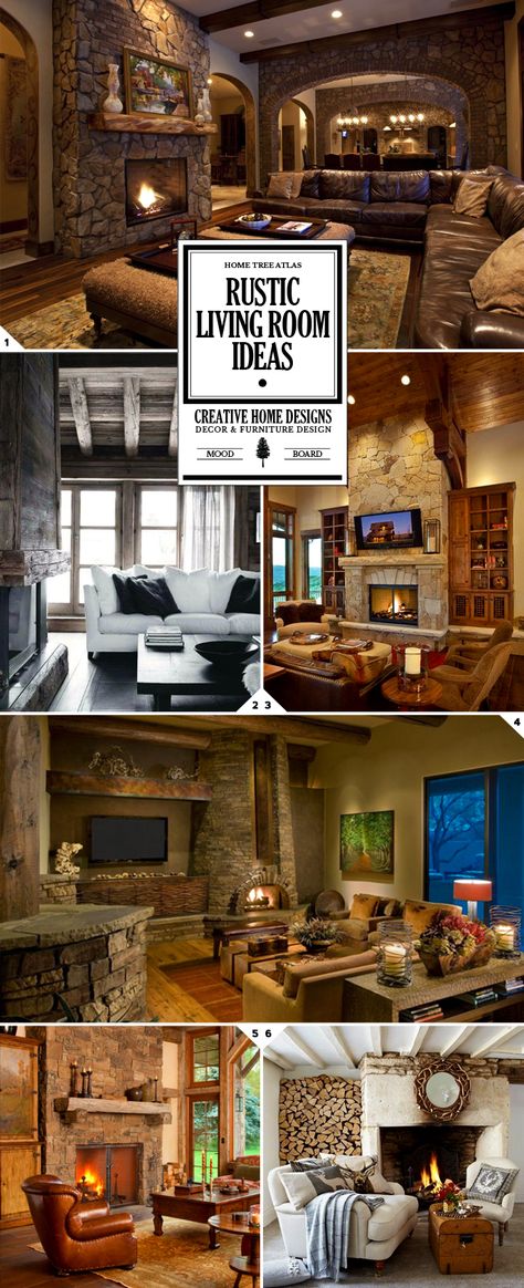 The general feel in a rustic living room is a cozy vibe, with earth tones decorating the space. Here are the rustic living room ideas that will help transform your space. Paint Colors and Wall Design Ideas If you take a look at the pictures in the mood board, most of the rustic living rooms […] Rustic Living Rooms, Rustic Living Room Ideas, Earth Tone Decor, Rustic Living Room Furniture, Wall Design Ideas, Living Room Decor Rustic, Rustic Bathroom Decor, Trendy Living Rooms, Brown Living Room