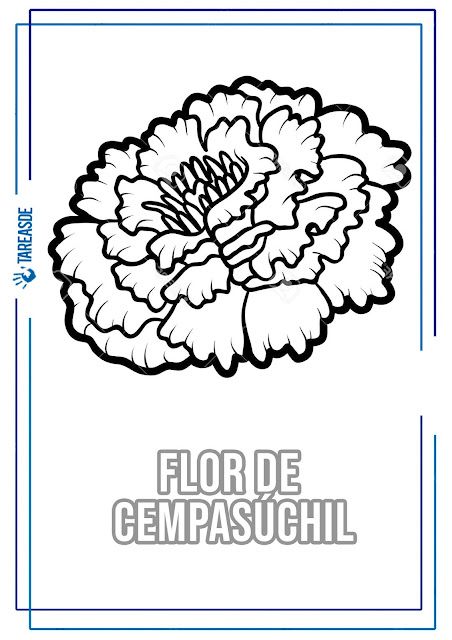 Flor de cempasúchil para colorear Flor Tattoo, Mexican Art Tattoos, Spanish Art, Halloween Tattoos, Halloween Drawings, Japanese Tattoo Art, Arm Tattoos For Guys, Mexican Art, Japanese Tattoo