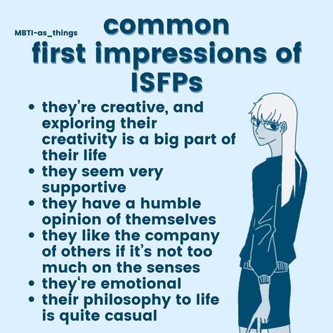 Credits: mbti_as_things #isfp #mbti Theories Of Personality, Dc Oc, Infp Personality Type, Aries Zodiac Facts, Infp Personality, Mbti Character, Myers–briggs Type Indicator, Myers Briggs Personalities, 16 Personalities