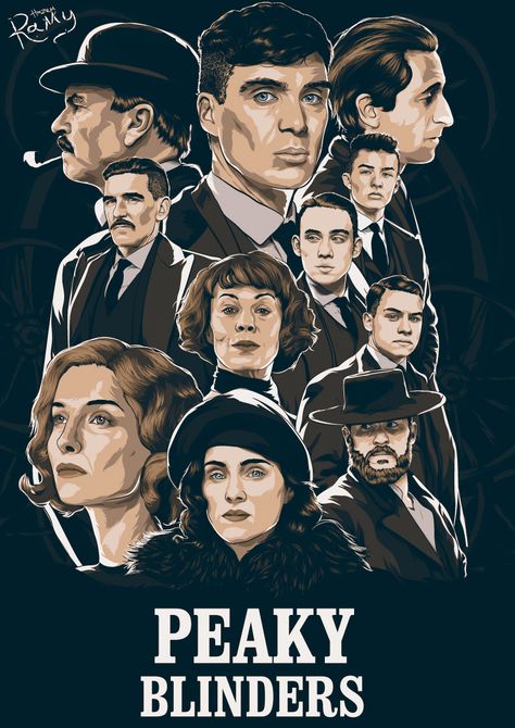 Peaky Blinder Poster  - My unofficial vector poster for Peaky blinders Alfie Solomons, Peaky Blinders Series, Peaky Blinders Poster, Peaky Blinders Characters, Peaky Blinders Wallpaper, Peaky Blinders Tommy Shelby, Peaky Blinders Quotes, Cillian Murphy Peaky Blinders, Retro Painting