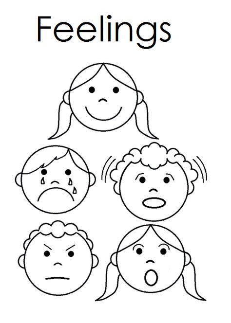 Feelings and Emotions Worksheets Feelings Printable, Emotions Worksheet, Feelings Faces, Emotions Preschool, Preschool Math Games, Worksheets For Preschoolers, Feelings Activities, Emotions Activities, Emotion Faces