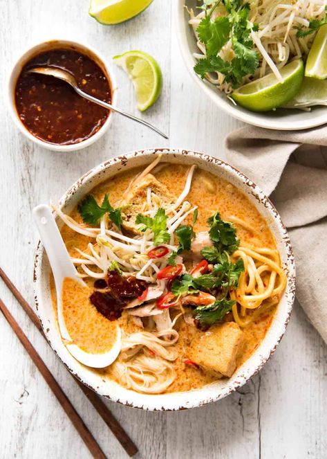 Laksa Johor, Laksa Penang, Laksa Recipe, Laksa Soup, Rempah Rempah, Recipetin Eats, Paste Recipe, Recipe Tin, Spicy Food