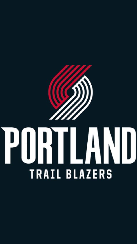 Portland Trail Blazers new logo & script font (2017- Portland Trailblazers Logo, Portland Blazers Wallpaper, Trail Blazers Wallpaper, Portland Trail Blazers Wallpaper, Portland Trailblazers Wallpaper, Football 101, Basketball Painting, Nba Logos, Portland Blazers