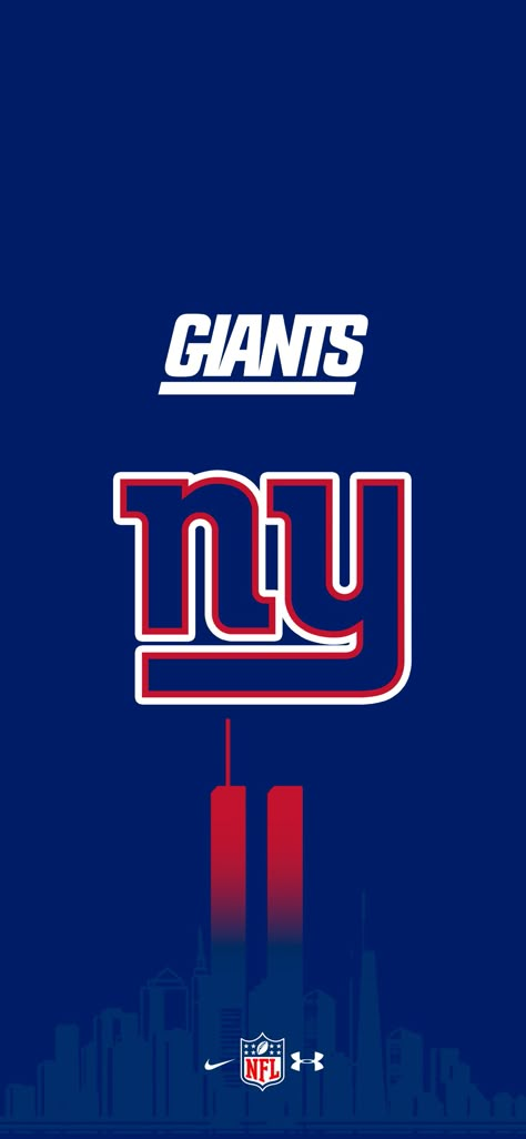 Ny Giants Wallpaper, New York Giants Wallpaper, Nfl Artwork, Giants Wallpaper, Iphone Logo, Ny Giants, Nfl Teams, New York Giants, Sports Teams