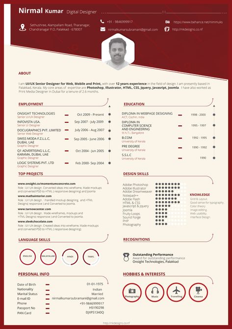 Check out my @Behance project: “Minimal one page UI/UX Designer Resume” https://www.behance.net/gallery/65435157/Minimal-one-page-UIUX-Designer-Resume Uiux Designer Resume, Ui Ux Designer Resume, Ux Designer Resume, Designer Resume, Ui Ux Designer, Web Design Graphic, Ux Designer, Webpage Design, Behance Project