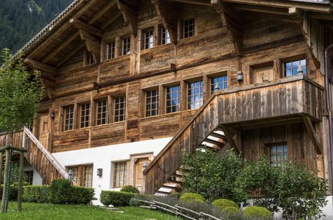 Property Image 2 - Luxurious Traditional Swiss Chalet with Spa Swiss Chalet Decor, Swiss Chalet Exterior, Ski Chalet Exterior, Switzerland Gstaad, Swiss Chalet Interior, Chalet Exterior, Gstaad Switzerland, Swiss House, Chalet Interior Design