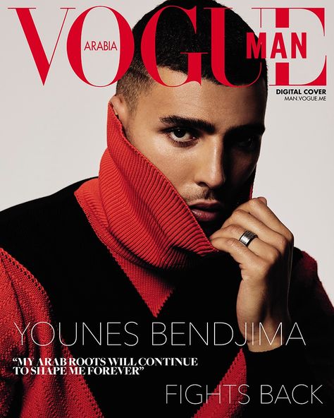 Younes Bendjima 2019 Vogue Man Arabia Cover Photo Shoot Younes Bendjima, Vogue Arabia, Fotografi Bawah Air, Mens Fashion Magazine, Vogue Editorial, Magazine Man, Vogue Magazine Covers, Vogue Men, Mens Editorial