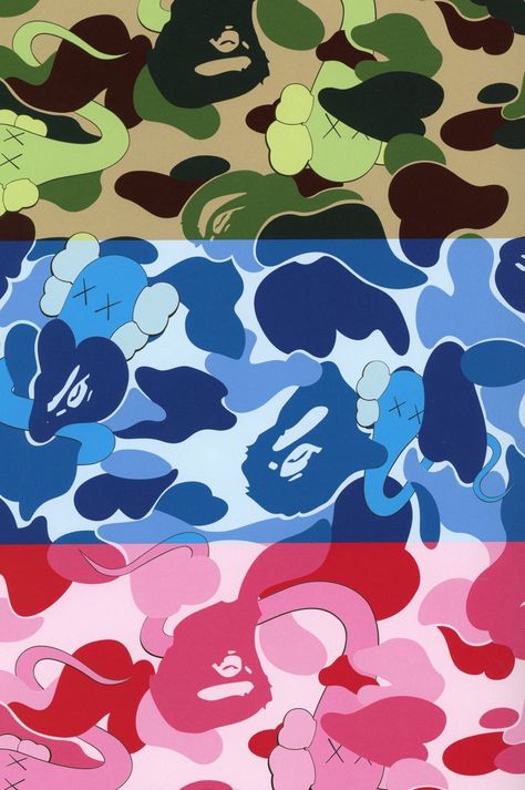 Bape Art, Bape Wallpaper Iphone, Funky Wallpaper, Camo Wallpaper, Soulja Boy, Wallpaper Accent, Street Graffiti, Wallpaper Accent Wall, Bathing Ape