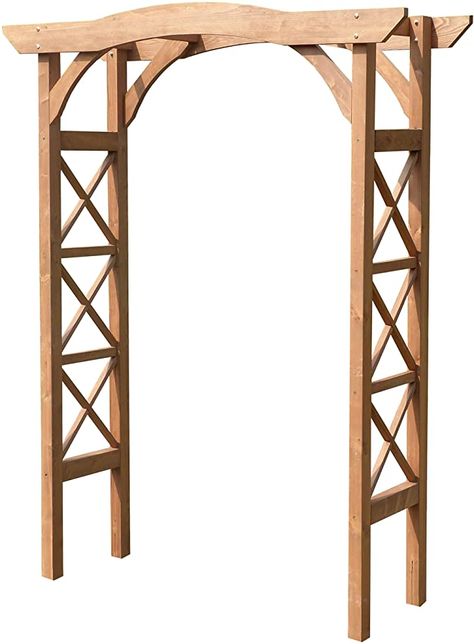 Metal Arbor, New England Arbors, Canadian Hemlock, Arch Designs, Wood Arbor, Wooden Arbor, Oil Based Stain, Building A Pergola, Garden Arbor