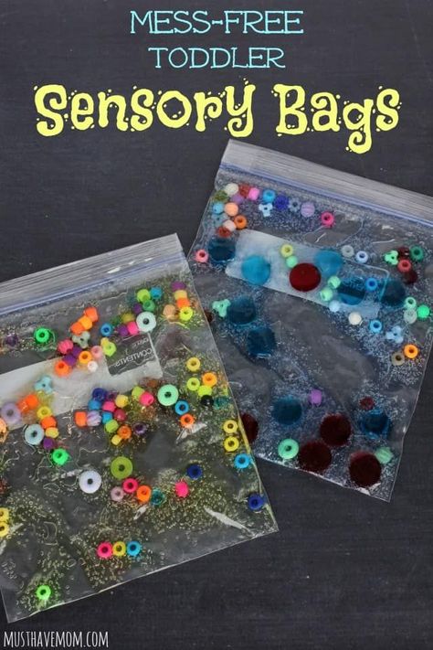 These busy bags provide a great sensory experience and opportunities for rich conversation with your little one. You can find more stellar busy bags for babies, toddlers, preschoolers and kids by clicking here! #howweelearn #busybags #quiettime #finemotor #preschoolactivities #kidsactivities Diy Sensory Board, Sensory Bag, Sensory Bags, Baby Sensory Play, Sensory Crafts, Sick Day, Toddler Sensory, Sensory Bottles, Busy Bags