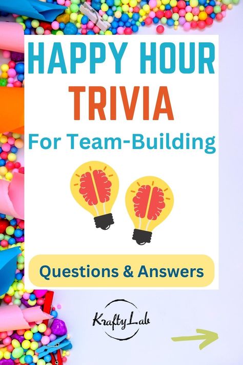 Do you love Icebreakers? Subscribe to Break the Ice! KraftyLab's newsletter delivers fun icebreaker questions, trivia questions and answers, and virtual games to your inbox once a month. Happy Hour Ideas For Work, Team Building Questions, Work Agenda, Happy Hour Ideas, Funny Games For Groups, Icebreaker Questions, Ice Breaker Questions, Team Bonding, Icebreaker Activities