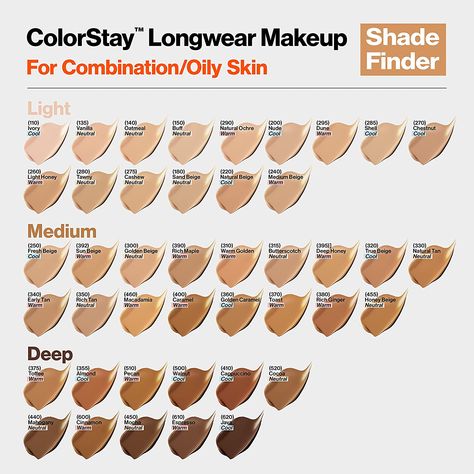 ColorStay Face Makeup for Combination & Oily Skin, SPF 15, Medium-Full Coverage with Matte Finish, Golden Beige Revlon Colorstay Foundation, Makeup You Need, Revlon Color, Oil Free Foundation, Natural Skin Tone, Liquid Makeup, Tan Face, Revlon Colorstay, Natural Tan