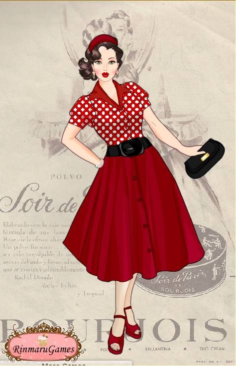 Mode Teenager, 1950s Look, 1950’s Fashion, 1950 Fashion, Fashion Illustration Vintage, Rockabilly Outfits, Look Retro, Retro Mode, Woman Illustration