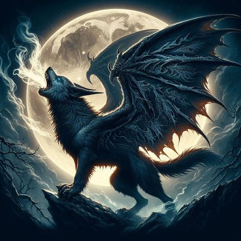 (99+) @nati7 on Tumblr Wolf Dragon Hybrid, Animating Tips, Dragon Hybrid, Dragon Wolf, Supernatural Creatures, Wolf Life, Snake Dragon, Wolf Photography, Wolf Artwork