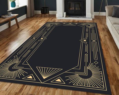 Minimalist Rug, Art Deco Interior Design, Shaped Rug, Minimalist Rugs, Art Deco Rug, Raku Pottery, Rug Geometric, Abstract Minimalist, Art Deco Home