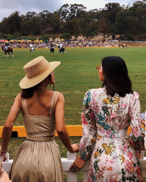 Aimee Song on Instagram: “There’s a polo match or something? #vcpoloclassic” Polo Match Outfit, Horse Race Outfit, Kentucky Derby Outfit, Black Dress Outfit Casual, Race Outfit, Dresses For The Races, Aimee Song, Derby Outfits, Polo Outfit