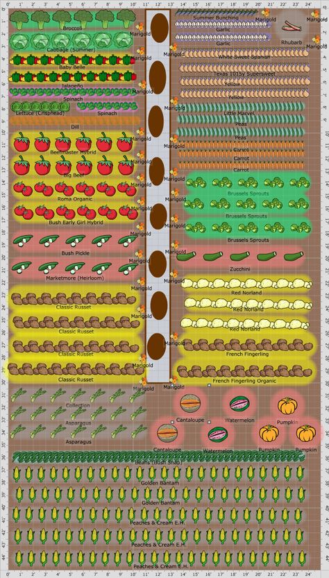 Garden Plan - Melissa's New Garden Kebun Herbal, Taman Diy, Vegetable Garden Planner, Garden Layout Vegetable, Vegetable Garden Planning, Garden Plan, Desain Lanskap, Garden Design Layout, Hobby Farm