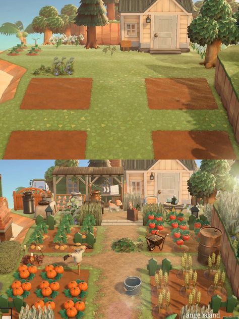 Ponds In Animal Crossing, Acnh Farm Custom Design, Acnh Medieval Wall Ideas, Garden Core Animal Crossing, Animal Crossing Island Home Ideas Exterior, Acnh House Location Ideas, Waterfall Design Animal Crossing, Anch House Layout, Acnh Merry Go Round Ideas