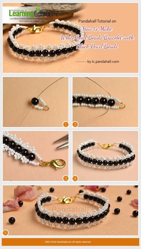 Seed Beads Bracelet, Diy Bijoux, Black Beaded Bracelets, Beaded Jewelry Tutorials, Beads Bracelet Design, Jewelry Clasps, Beaded Bracelet Patterns, Beaded Jewelry Patterns, Beaded Bracelets Diy