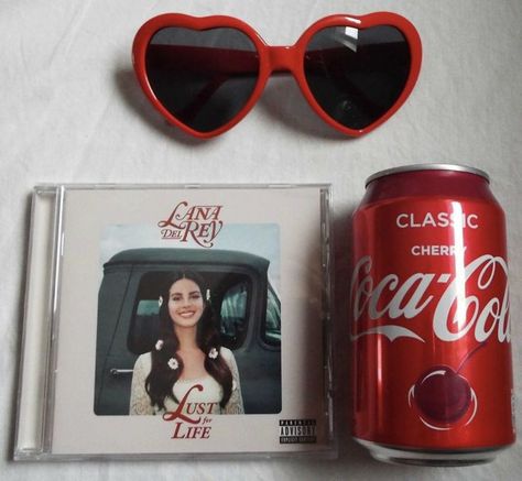 La Lana Del Rey Vinyl, Lana Rey, Music On Spotify, Cherry Cola, Lust For Life, Heart Shaped Sunglasses, I'm With The Band, Lana Del Ray, Vintage Americana