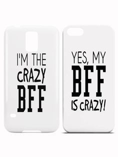 Matching Phone Cases Bff, Bff Phone Cases Iphone, Bff Cases, Bff Iphone Cases, Best Friend Cases, Bff Phone Cases, Crazy Best Friends, Friends Phone Case, Matching Phone Cases