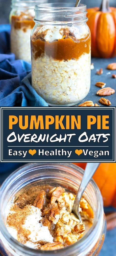 pumpkin pie overnight oats