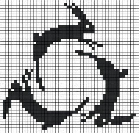 Rat Pixel Art Grid, Radiohead Alpha Pattern, Emo Alpha Pattern, Deer Alpha Pattern, Cool Pixel Art Grid, Punk Cross Stitch, Rabbit Pixel Art, Emo Pixel Art, Punk Pixel Art