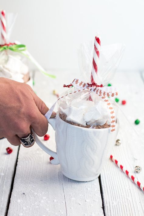 Homemade Holiday Gifts- Easy Double Chocolate Vanilla Bean Hot Cocoa Mugs   Marshmallows | halfbakedharvest.com Hot Cocoa Mugs, Homemade Holiday Gifts, Half Baked, Hot Cocoa Mixes, Holiday Ribbon, Homemade Holiday, Half Baked Harvest, Double Chocolate, Holiday Cookies