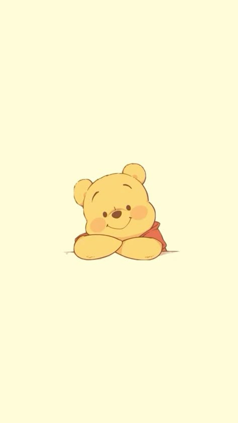 Cute Wallpapers Winnie The Pooh Piglet, Cute Wallpapers Aesthetic Winnie The Pooh, Cute Pooh Bear Wallpaper, Winnie The Pooh Cute Wallpaper, Soft Disney Aesthetic, Yellow Winnie The Pooh Wallpaper, Apple Watch Wallpaper Winnie The Pooh, Winnie Pooh Background, Wallpaper Iphone Winnie The Pooh