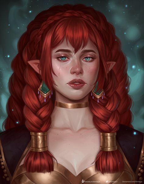 Dnd Elves, Half Elf, Fantasy Portraits, Alien Concept Art, Dungeons And Dragons Characters, Dungeons And Dragons Homebrew, Wow Art, Fantasy Rpg, Dnd Characters