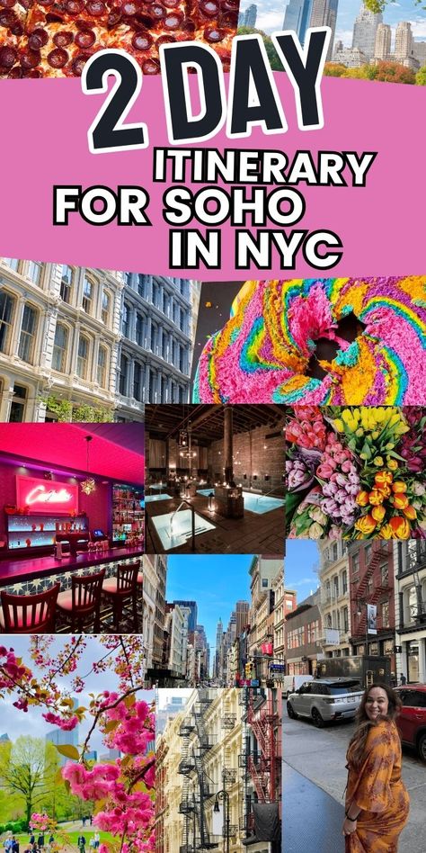 Experience Soho like a local with our comprehensive 2-day guide. Explore the artistic streets, shop at unique stores, and savor the flavors of renowned restaurants. 2 Day Itinerary for Exploring Soho in NYC! NYC itinerary, NYC itineraries, 2 day NYC itinerary, 2 day itinerary for nyc, soho itinerary, things to do in soho nyc, soho itinerary nyc, soho New York City, soho itinerary in nyc, things to do in NYC, things to do in soho Prince Street Pizza, Nyc Itinerary, Things To Do In Nyc, New York City Vacation, Soho New York, Visiting Nyc, Soho Nyc, Nyc Shopping, Romantic Things