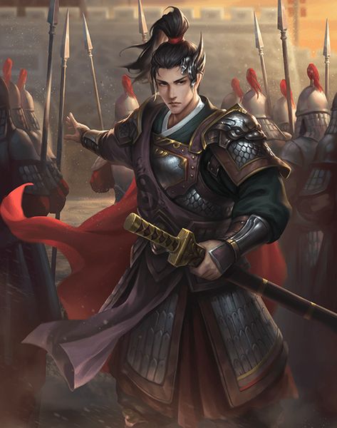 Chinese Warriors Art, Chinese Warrior Drawing, Chinese Soldier Art, Chinese Warrior Art, Chinese Fantasy Art, China Warrior, Pathfinder Rpg Characters, Fantasy Fighter, Ancient Korea