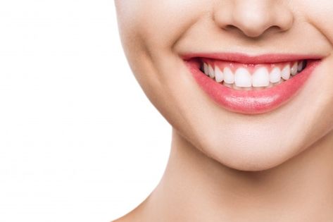 Healthy Teeth And Gums, Whitening Strips, Photo Woman, Cute Face, White Teeth, Healthy Teeth, Teeth Whitening, Premium Photo, White