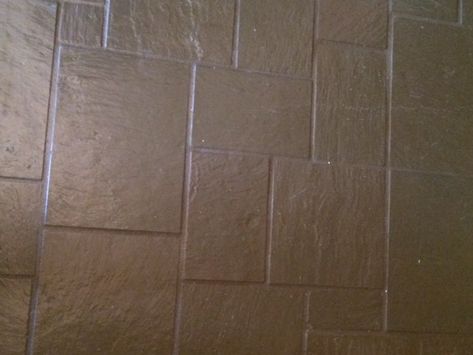 How to remove paint from slate flooring? - We have moved into a new-to-us house and the previous owners had painted over the original multi-colored slate foyer… Slate Foyer, How To Remove Paint, Slate Floor, Slate Tiles, Remove Paint, Painted Slate, Painted Tile, Perfect Dark, Slate Flooring