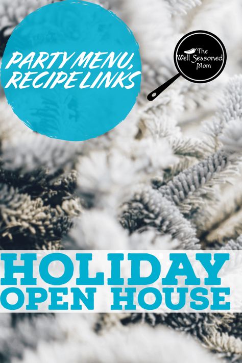 Plan a Holiday Open House for friends and family that everyone will love! Menu, strategy, food recipes and links for the best Christmas Party ever! #Christmas #party #recipes #ideas Christmas Dinner Themes, Cranberry Vodka Punch, Holiday Open House, Cranberry Juice Cocktail, Cranberry Vodka, Christmas Open House, Wooden Salad Bowl, Wedding Soup, Simple Menu