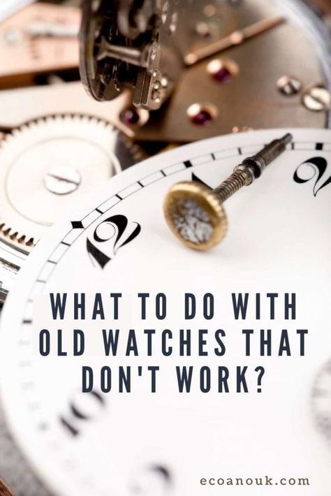 What to Do with Old Watches that Don't Work? Recycle Vintage Jewelry, Repurpose Old Watches, Upcycle Old Watches, Old Watch Crafts Ideas, Repurposed Watches Ideas, Recycled Watches Ideas, Ideas For Old Watches, Repurpose Costume Jewelry, Crafts With Old Watches