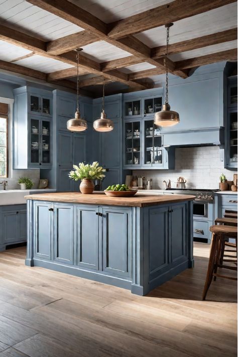 Spacious kitchen island with ample cabinet and drawer space Kitchen Island Posts, Dream Kitchen Island, Elegant Kitchen Island, White Oak Kitchen Cabinets, Island Cabinets, Stylish Kitchen Island, Cabinet Island, Traditional Kitchen Island, Blue Kitchen Island