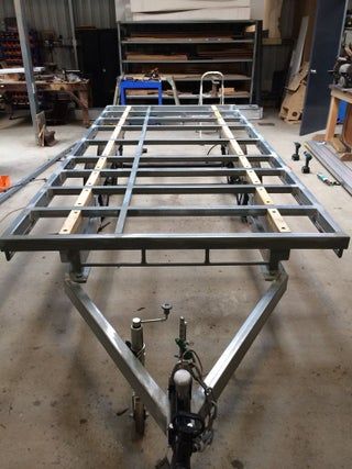 Three Trailers in One - Box, Car and Flat Top. the Box Top Trailer. : 5 Steps (with Pictures) - Instructables Petit Camping Car, Welding Trailer, Homemade Trailer, Car Box, Work Trailer, Trailer Diy, Trailer Plans, Custom Trailers, Tiny House Trailer